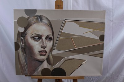 Lot 1273 - *Martha Parsey (Contemporary) pair of oils on canvas - Girl I & Girl II, signed dated and inscribed verso
