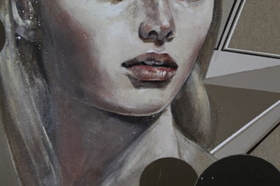 Lot 1273 - *Martha Parsey (Contemporary) pair of oils on canvas - Girl I & Girl II, signed dated and inscribed verso