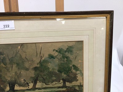 Lot 222 - Woodland Watercolour