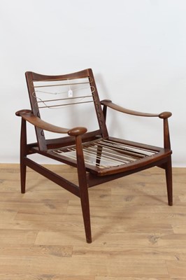 Lot 965 - Finn Juhl for France & Son, model FD-133 Spade Lounge Chair