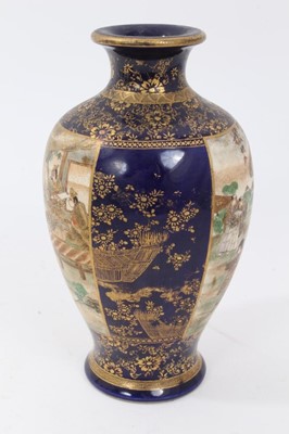 Lot 106 - Three Japanese Satsuma Vases