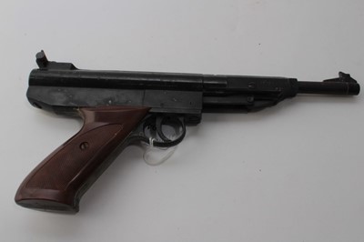 Lot 994 - West German EM - GE, model LP3a,  .22 calibre air pistol together with a tin of pellets