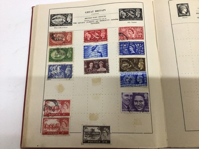 Lot 898 - Stamps World collection in old Strand album, junior collection.