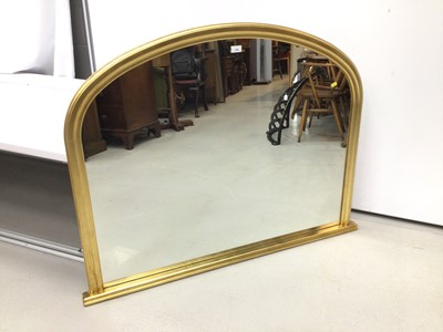 Lot 164 - Victorian style gilt overmantel mirror