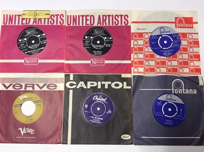 Lot 1063 - Approximately 90 single records including Gene Pitney, The Mersey beats, Millie, Gerry and the Pacemakers, The Fourmost, Brenda Lee, Jimmy Dean, Neil Sedaka, Tommy Roe, Lonnie Donegan, Jimmy Justic...