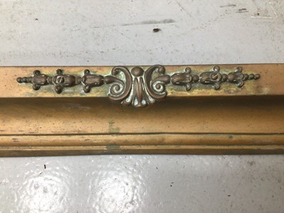 Lot 53 - Victorian brass fender