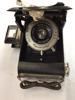 Lot 722 - Eastman Kodak Co. box camera, another camera and group of mixed pictures