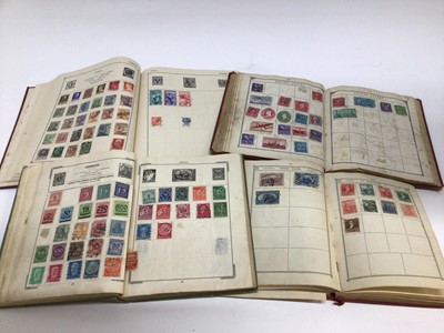 Lot 787 - Ten stamp albums world stamps