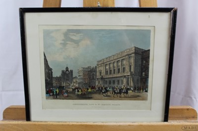 Lot 592 - Group of mostly 19th century engravings and prints to include portraits after Reynolds, views of London and others, each framed and glazed (15) 
Provenance: Removed from Dalethorpe, Dedham