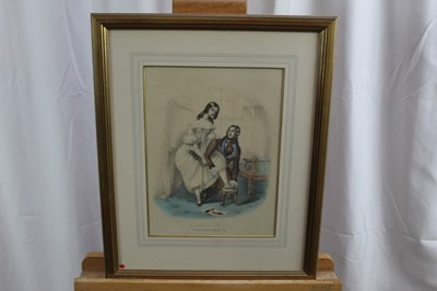 Lot 592 - Group of mostly 19th century engravings and prints to include portraits after Reynolds, views of London and others, each framed and glazed (15) 
Provenance: Removed from Dalethorpe, Dedham