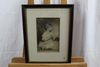 Lot 592 - Group of mostly 19th century engravings and prints to include portraits after Reynolds, views of London and others, each framed and glazed (15) 
Provenance: Removed from Dalethorpe, Dedham