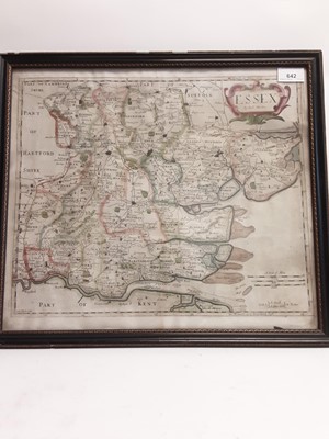 Lot 642 - Essex by Robert Morden, set in Antique frame