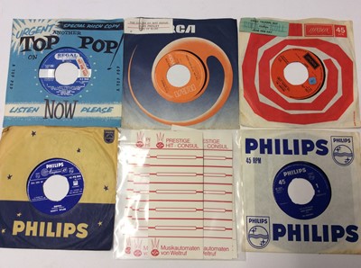 Lot 1069 - Approximately 110 single records including Chiffons, Marty Wilde, Searchers, Hollies, Beatles, Houston Wells, Cilla Black, Roy Head, Wise Boys, Shane Fenton, Brenda Lee, Lavern Baker, Jimmy and the...