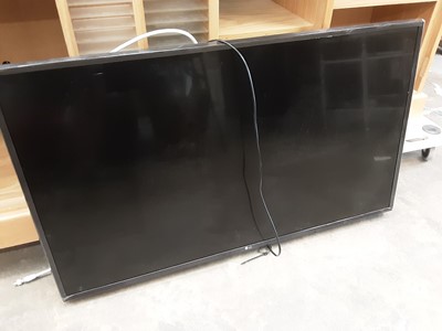 Lot 1 - LG flatscreen television, model number 43UJ634V with remote control