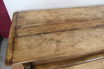 Lot 983 - 17th century and later oak refectory table