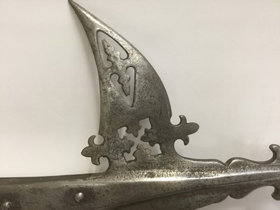 Lot 690 - Fine quality reproduction Halberd, provenance John Woodman Armory