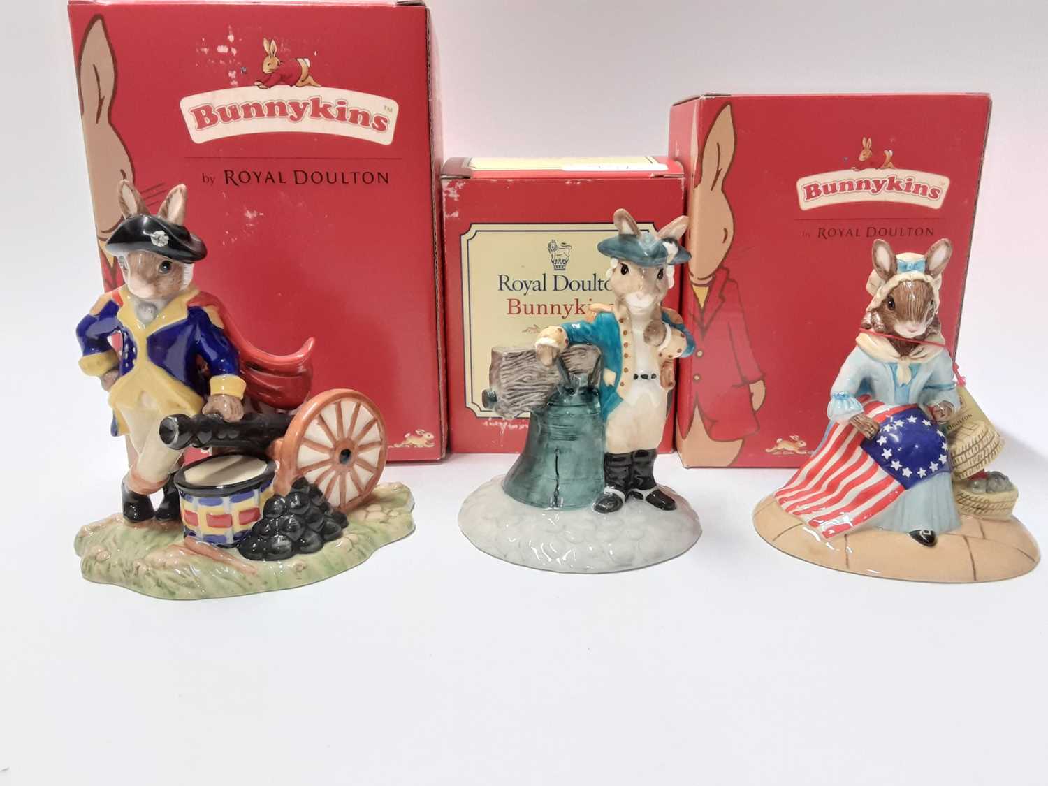 Lot 125 - Royal Doulton Bunnykins American Heritage Collection George Washington DB367 Limited Edition 700/2000, boxed