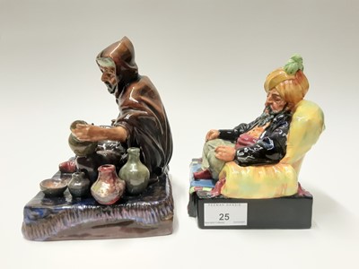 Lot 25 - Two Royal Doulton figures - Abdullah HN2104 and The Potter HN1493