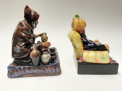 Lot 25 - Two Royal Doulton figures - Abdullah HN2104 and The Potter HN1493