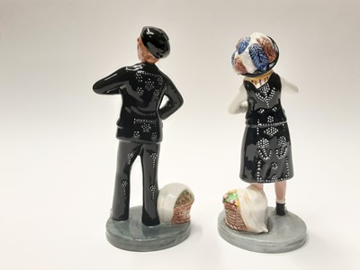 Lot 26 - Two Royal Doulton figures - Pearly Boy HN2767 and Pearly Girl HN2769
