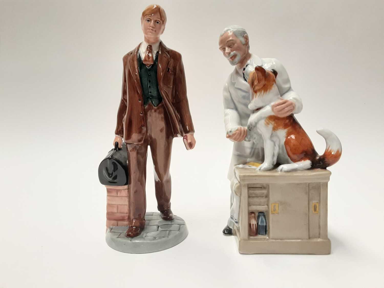 Lot 34 - Two Royal Doulton figures - Doctor HN4286 and Thanks Doc! HN2731