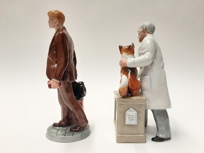 Lot 34 - Two Royal Doulton figures - Doctor HN4286 and Thanks Doc! HN2731