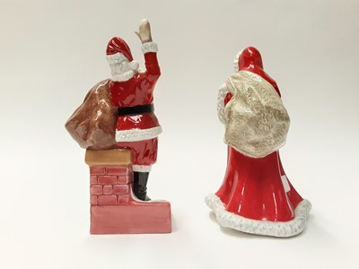 Lot 36 - Two Royal Doulton figures - Santa Claus HN4175 and Father Christmas HN3399