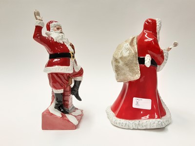 Lot 36 - Two Royal Doulton figures - Santa Claus HN4175 and Father Christmas HN3399