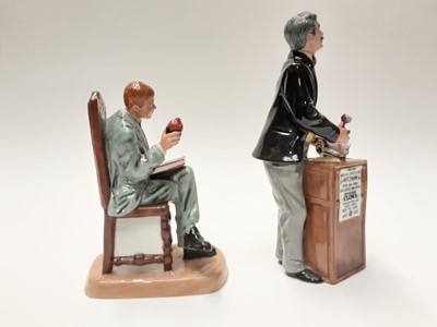 Lot 40 - Two Royal Doulton figures - Antique Dealer HN4424 and Auctioneer HN2988