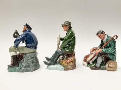 Lot 46 - Three Royal Doulton figures - A Good Catch HN2258, The Master HN2325 and The Lobster Man HN2317