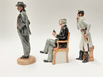 Lot 49 - Three Royal Doulton figures - Morning Ma'am HN2895, Arnold Bennett HN4360 and The Doctor HN2858