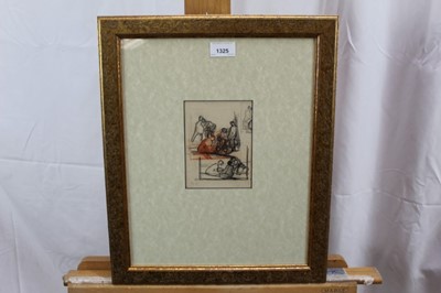 Lot 1325 - Frank Brangwyn original sketch chalks