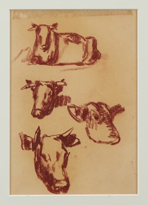 Lot 1067 - Harry Becker chalk - cows