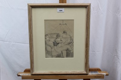 Lot 1060 - *John Nash pencil sketch two figures