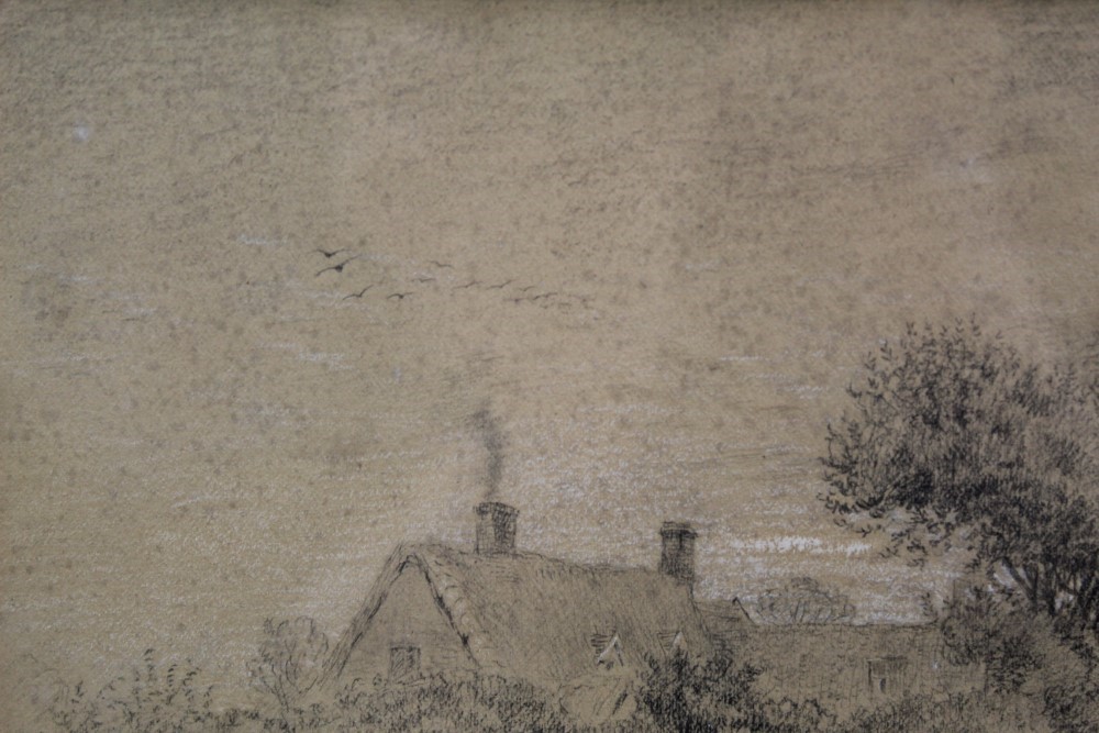 Lot 1070 - George Thomas Rope pencil, landscape