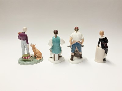 Lot 76 - Four Royal Doulton figures - The Young Master HN2872, The Silversmith of Williamsburg, HN2208, Little Lord Fauntleroy HN2972 and The Blacksmith of Williamsburg HN2240