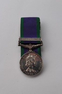 Lot 615 - Elizabeth II General Service medal (Post 1962 type) with one clasp- Northern Ireland, named to 25105973 PTE. R. E. Day WFR