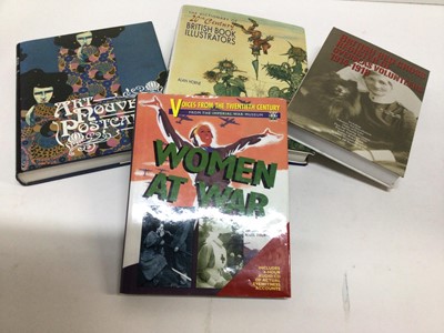 Lot 758 - Quantity of Collector's reference books including Postcards, Carte de Visite and Cabinet cards, Autographs, Photographs, Louis Wain, Kirchner, Silk embroidered postcards etc.