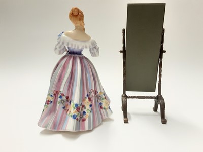 Lot 136 - Royal Doulton limited edition Gentle Arts figure - Adornment HN3015 on plinth base, modelled by Pauline Parsons, number 429 of 750, boxed with certificate