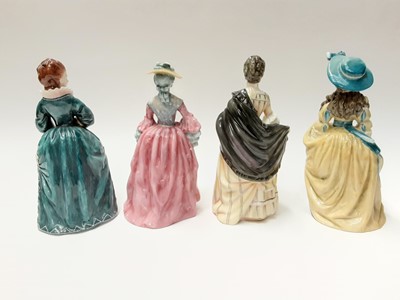 Lot 139 - Set of four Royal Doulton limited edition Gainsborough Ladies Collection figures modelled by Peter Gee - Mary Countess Howe HN3007, number 872, Sophia Charlotte Lady Sheffield HN3008, number 1479,...