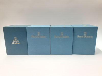 Lot 139 - Set of four Royal Doulton limited edition Gainsborough Ladies Collection figures modelled by Peter Gee - Mary Countess Howe HN3007, number 872, Sophia Charlotte Lady Sheffield HN3008, number 1479,...