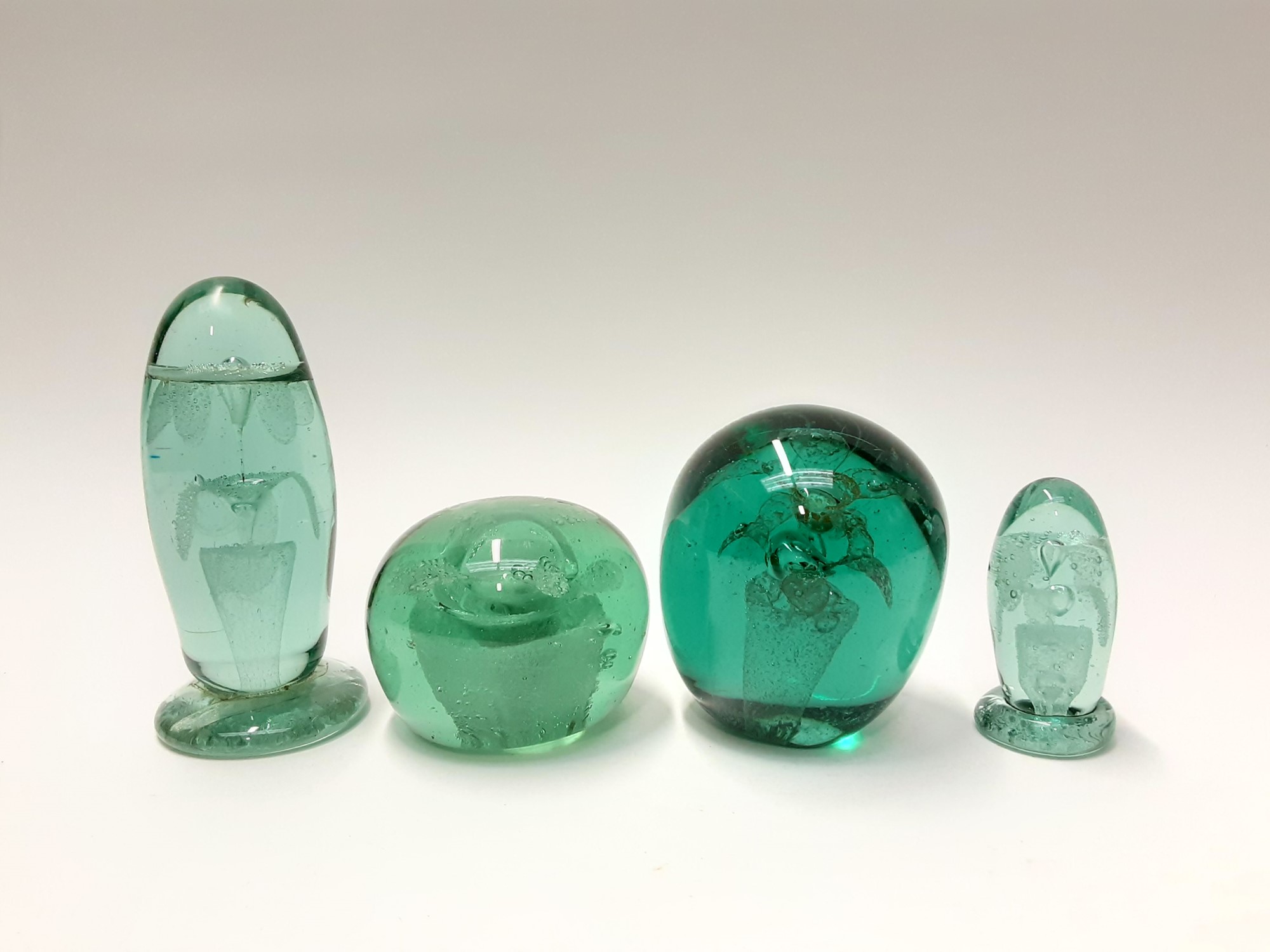 Lot 167 Four various Victorian Glass Paperweights
