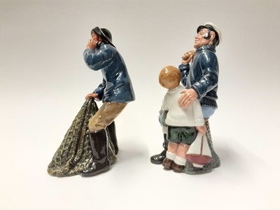 Lot 142 - Two Royal Doulton figures - Song Of The Sea HN2729 and Sea Harvest HN2257