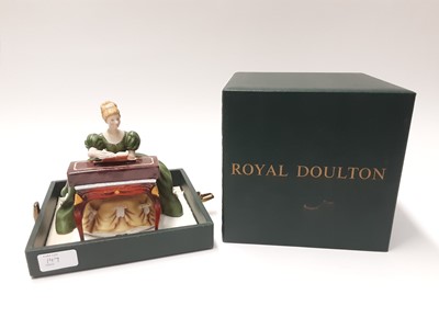 Lot 147 - Twelve Royal Doulton limited edition figures modelled by Peggy Davies - Harp HN2482, number 332, Dulcimer HN2798, number 685, Viola D'amore HN2797, number 589, Chitarrone HN2700, number 463, Hurdy-...