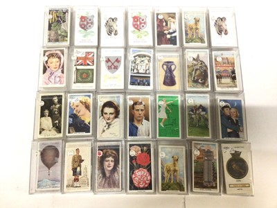 Lot 760 - Cigarette cards selection of sets and near complete sets including Stephen Mitchell Our Empire, Lambert & Butler Motorcars, Players Curious Beaks, Cavenders Ancient Egypt and other all housed indiv...