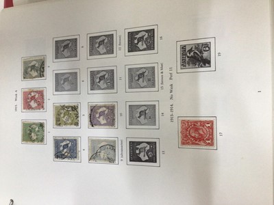 Lot 739 - Stamps Australia and New Zealand Stanley Gibbons one country albums containing mint and used Australia including Roo's and definitives to £2, New Zealand including definitives sets early Health and...