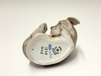 Lot 155 - Four Royal Copenhagen porcelain dogs, model numbers 206, 1408, 3140 and 1311