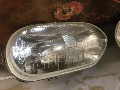 Lot 1254 - Pair of Jaguar XJS headlamps in excellent original condition