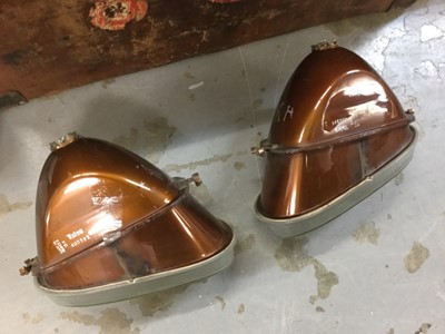 Lot 1254 - Pair of Jaguar XJS headlamps in excellent original condition