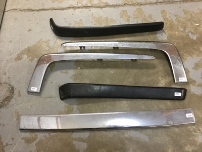 Lot 1255 - Selection of Jaguar XJS bumper parts in good condition